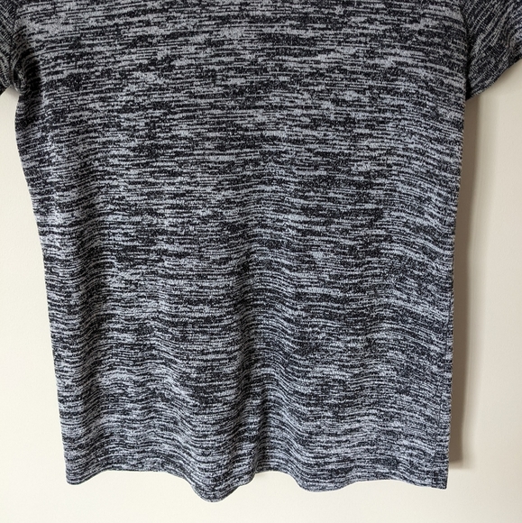 Aritzia Wilfred Free Black Marled Crew Neck T-shirt Size Small - Picture 5 of 9
